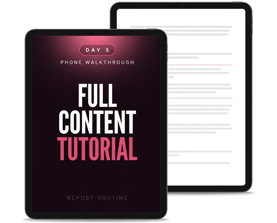 Day 5: The Full Content Tutorial